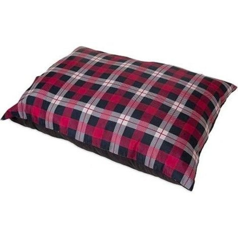 Petmate Plaid Pillow Dog Bed Assorted Colors - 36"L x 27"W